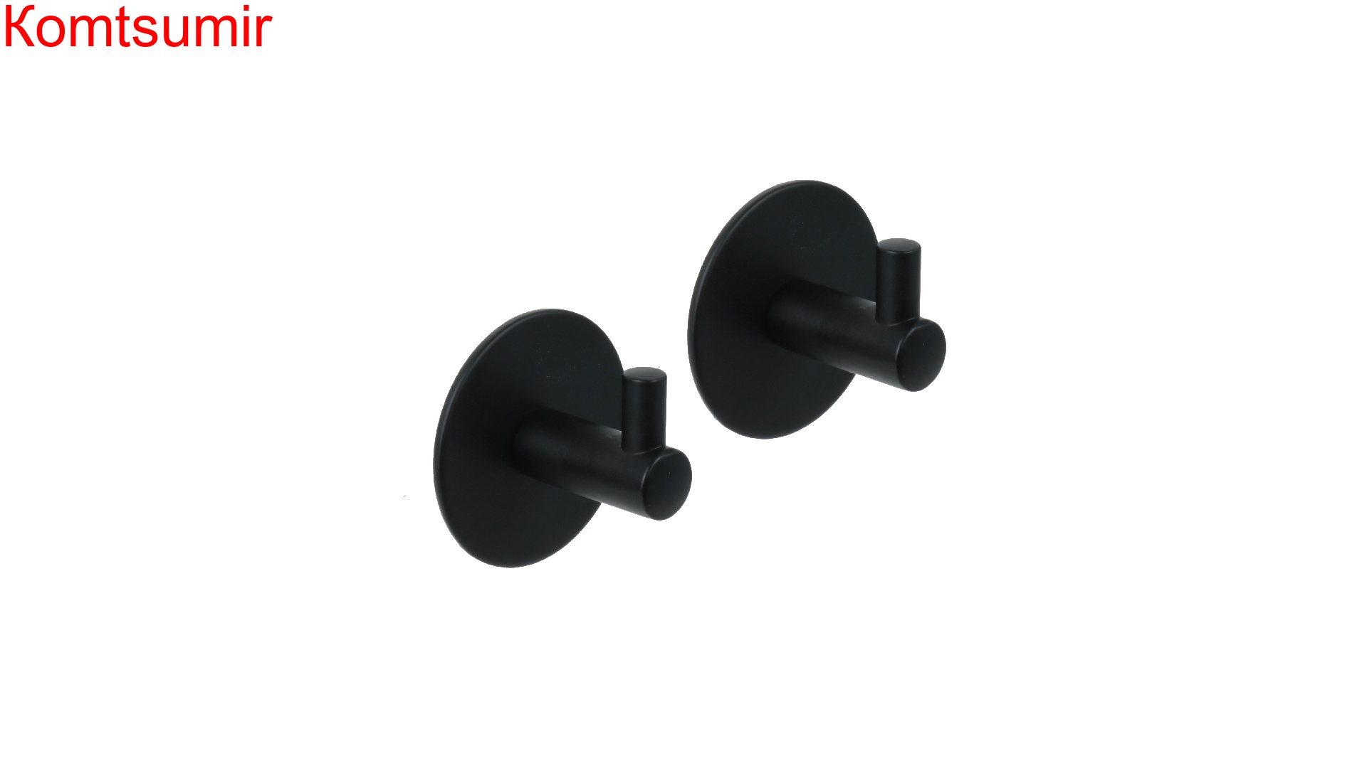 Крючок 3M - 2 штуки, черный Fixsen, FX-558A