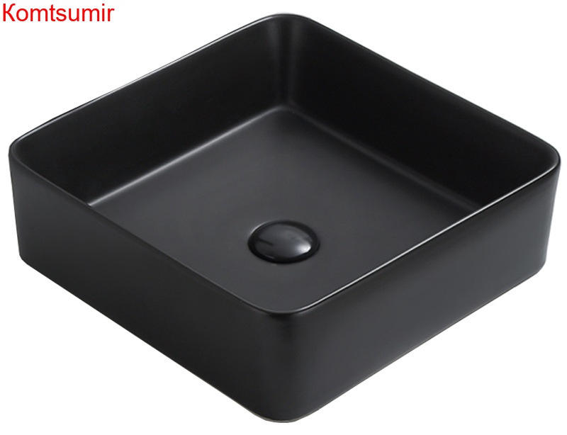 Раковина Azario накладная 415*415*135 черная (AZ-7050DMB)