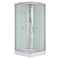 Душевая кабина Loranto CS-6491F(CS-8072) 90х90х215, белая, квадратная, стекло 4мм, поддон 13см Душевая кабина Loranto CS-6491F(CS-8072) 90х90х215, белая, квадратная, стекло 4мм, поддон 13см