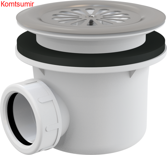 Сифон для поддона AlcaPlast A48 хром