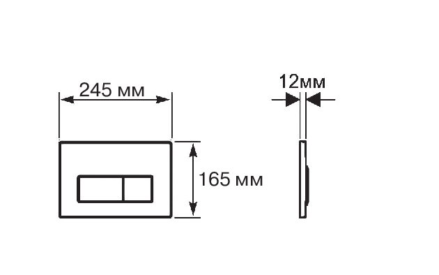 SET AQUATEK ЛУГАНО 4в1 (рама AQUATEK Standard INS-0000012+ кркпеж KKI-0000002+клавиша KDI-0000010+унитаз ЛУГАНО AQ2002-00 с тонким сиденьем soft-close