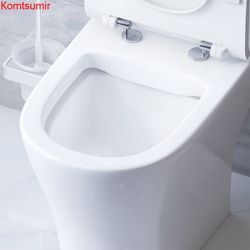 Унитаз напольный Damixa Sirius DX86C8600SC безободковый с сиденьем микролифт, белый Унитаз напольный Damixa Sirius DX86C8600SC безободковый с сиденьем микролифт, белый