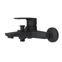 AM.PM F90A10022 Gem, смеситель для ванны/душа излив 179 мм, черный, шт.