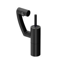 Damixa 290217364 Arc смеситель для умывальника, поворотный излив 186 мм (черный)