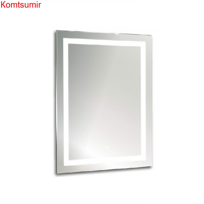 Зеркало AZARIO РИГА 600*800 сенсорный выключатель + подогрев + часы