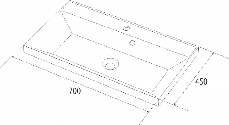 Мебельная раковина Iddis 0067000i28
