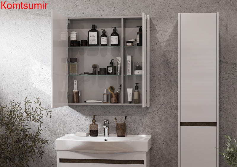 Зеркало-шкаф AQUATON Нортон 80 белое (1A249202NT010)