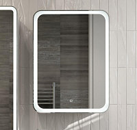 Зеркало-шкаф Bosko 50, с подсветкой и часами