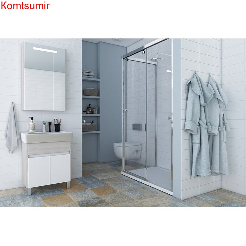 Зеркало-Шкаф AQUATON ВЕРДИ 60 с подсветкой, белый ясень (1A206902VDAV0)