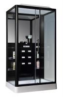 Душевая кабина Loranto CS 129 3A R 90х150х215 см черная Душевая кабина Loranto CS 129 3A R 90х150х215 см черная