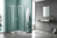 Aquatek Душевой уголок 1/4 круга, двери раздвижные 200х100x100, хром Aquatek Душевой уголок 1/4 круга, двери раздвижные 200х100x100, хром