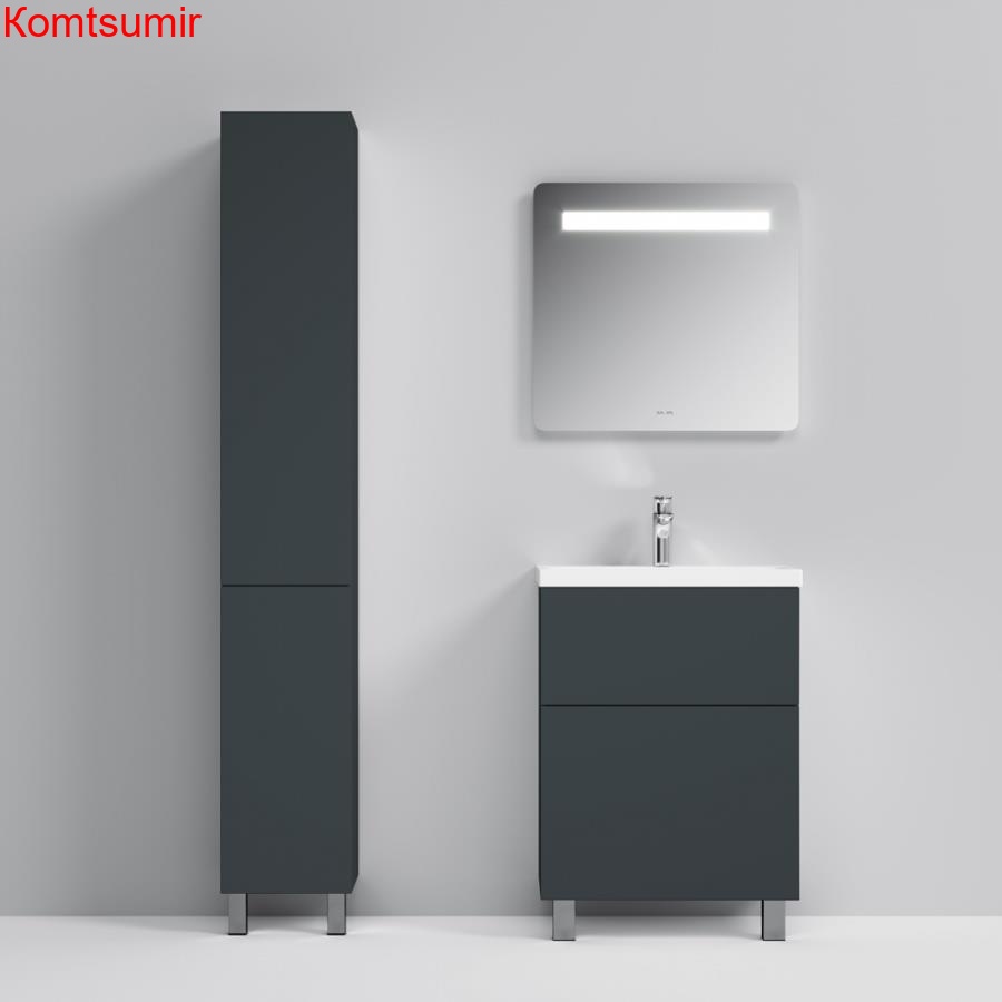 M90CSR0306GM GEM, шкаф-колонна, напольный, правый, 30 см, двери, push-to-open, графит матовый M90CSR0306GM GEM, шкаф-колонна, напольный, правый, 30 см, двери, push-to-open, графит матовый