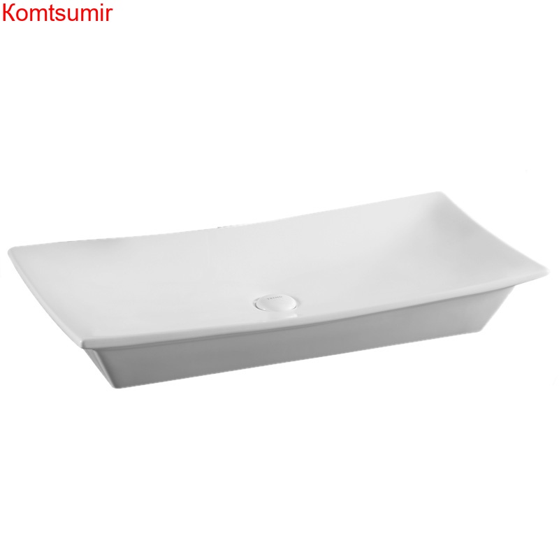 Раковина Azario 80х39,5х13, накладная, белая (AZ-4277)