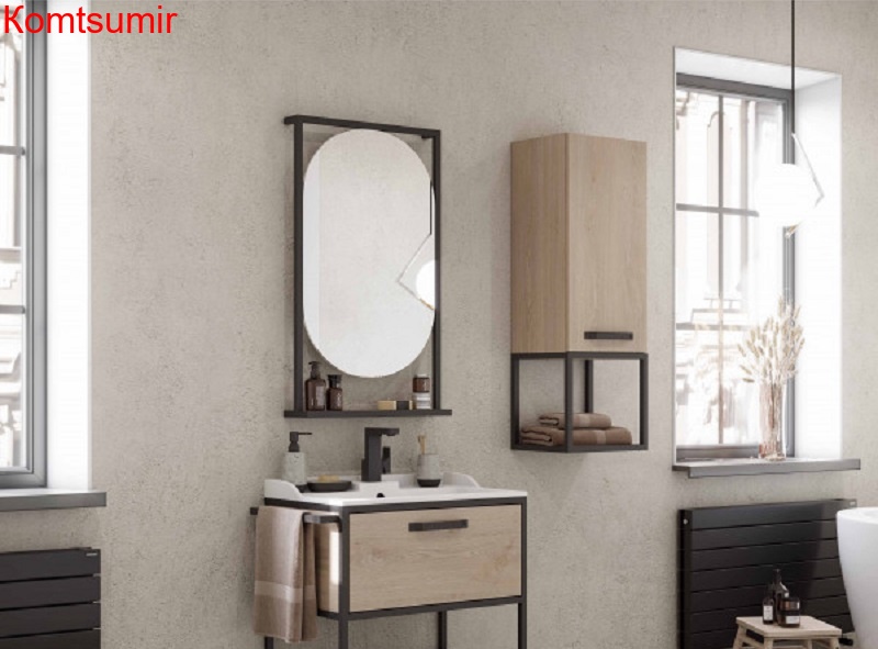 Зеркало AQUATON Лофт Фабрик 50 дуб темный (1A242502LTDU0)