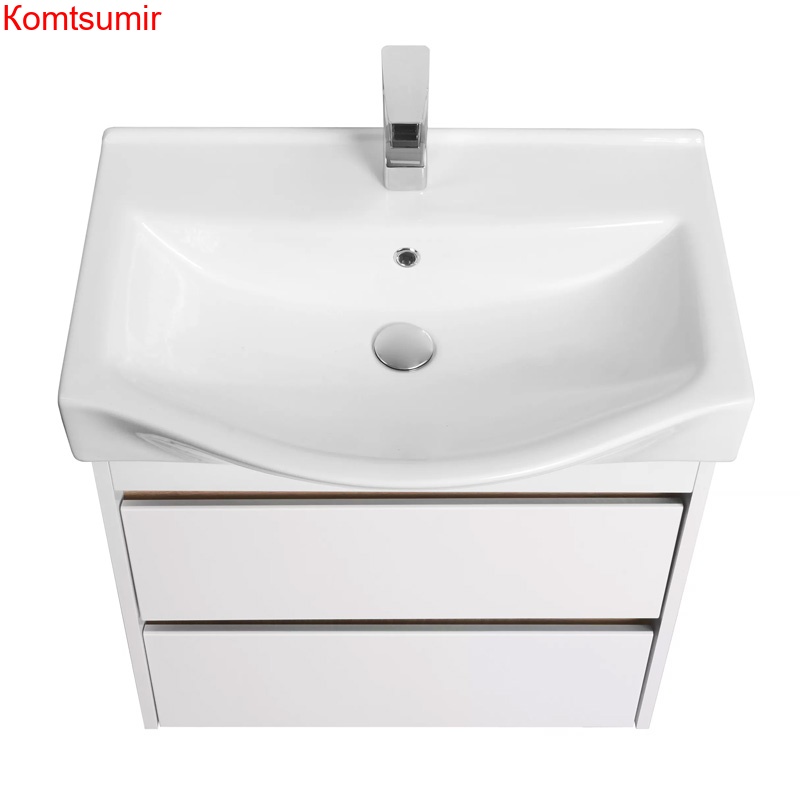 Тумба под раковину AQUATON Нортон 65 подвесная, белая 1A248801NT010