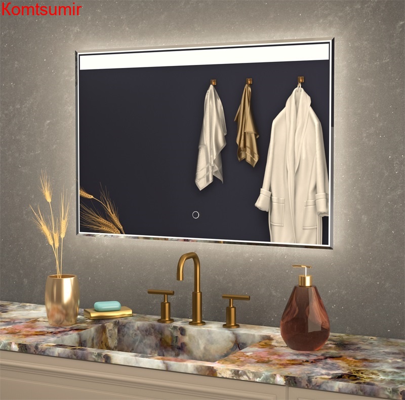 Зеркало AZARIO Alen, влагостойкое, с подсветкой Зеркало AZARIO Alen, влагостойкое, с подсветкой