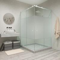 Душевой уголок 90*90 "GLASS" Раздвижная дверь, профиль хром, 6мм. Душевой уголок 90*90 "GLASS" Раздвижная дверь, профиль хром, 6мм.