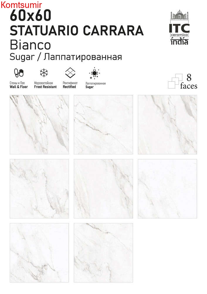 Коллекция ITC Statuario Carrara