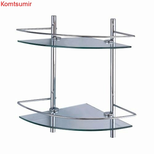 WasserKRAFT K-3122 Полка стеклянная двойная