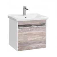 Тумба под раковину AQUATON Капри 60 подвесная, бетон пайн (1A230101KPDA0)
