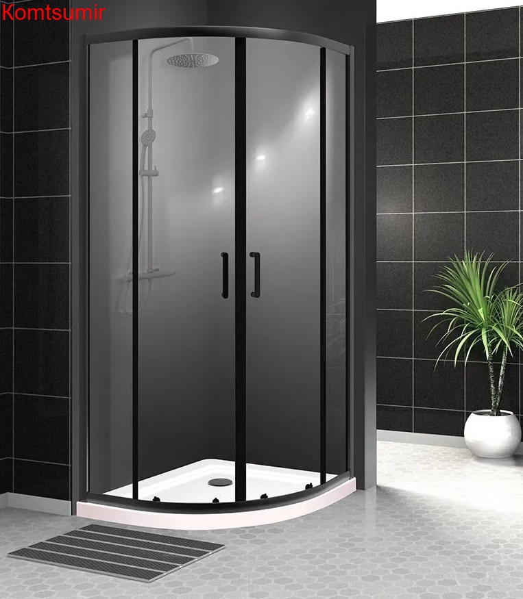 Душевой уголок BelBagno UNO-195-R-2-100-C-NERO Душевой уголок BelBagno UNO-195-R-2-100-C-NERO