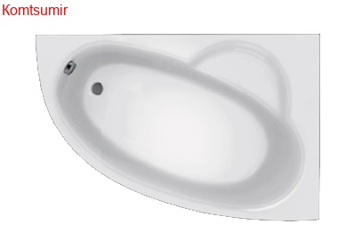 Ванна акриловая Santek Шри-Ланка асимметричная 150х100 правосторонняя белая Ванна акриловая Santek Шри-Ланка асимметричная 150х100 правосторонняя белая