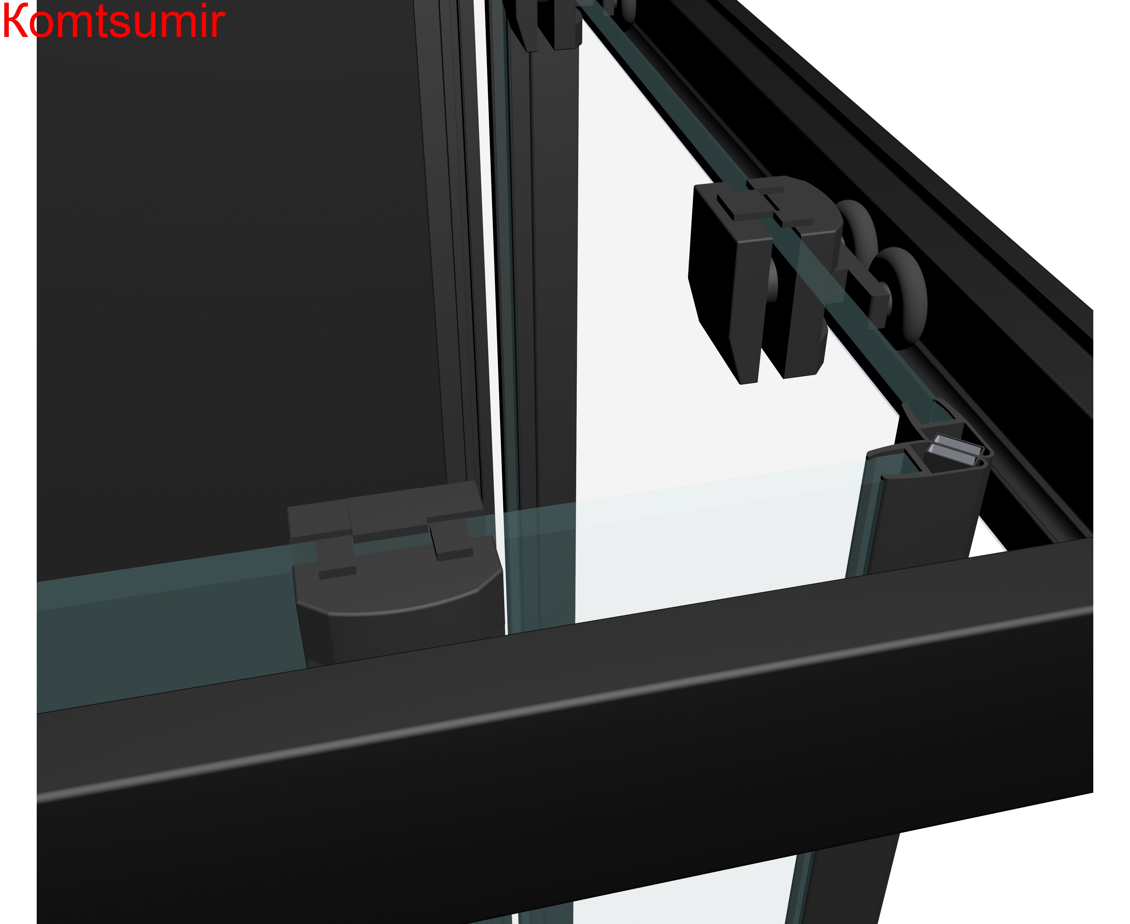 Timo Premium ILMA Black 909 душевая кабина (90*90*222) Timo Premium ILMA Black 909 душевая кабина (90*90*222)