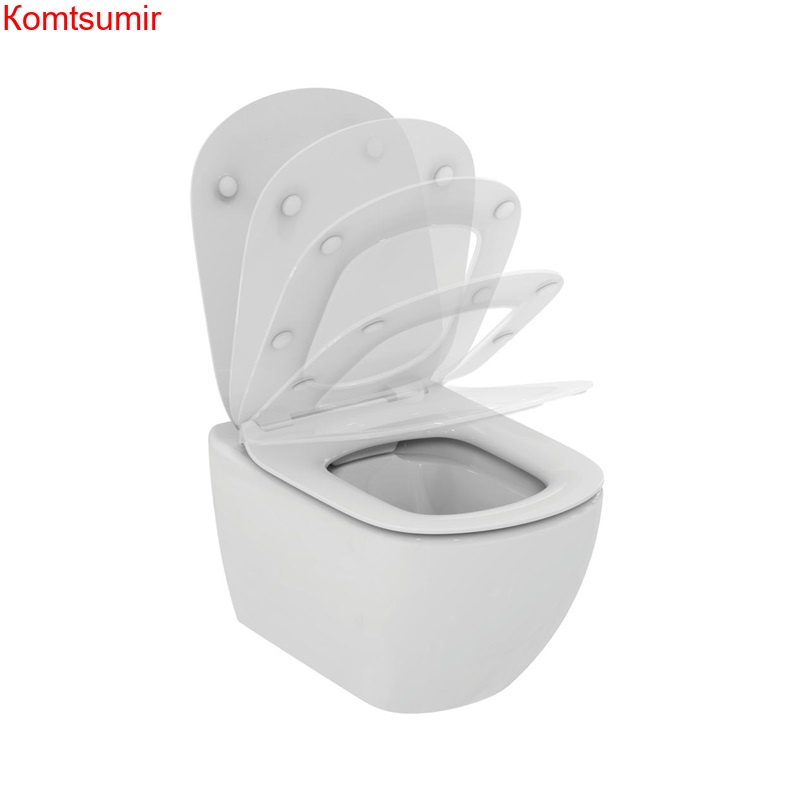Крышка-сиденье для унитаза Ideal Standard TESI Silk White тонкое, цвет белый шелк (T3527V1)