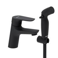 Damixa 770300300 Jupiter, смеситель для умывальника без дк с гигиеническим душем