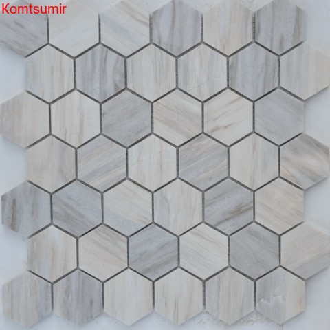 Мозаика Caramelle Mosaic Nuvola rosato POL hex Мозаика Caramelle Mosaic Nuvola rosato POL hex