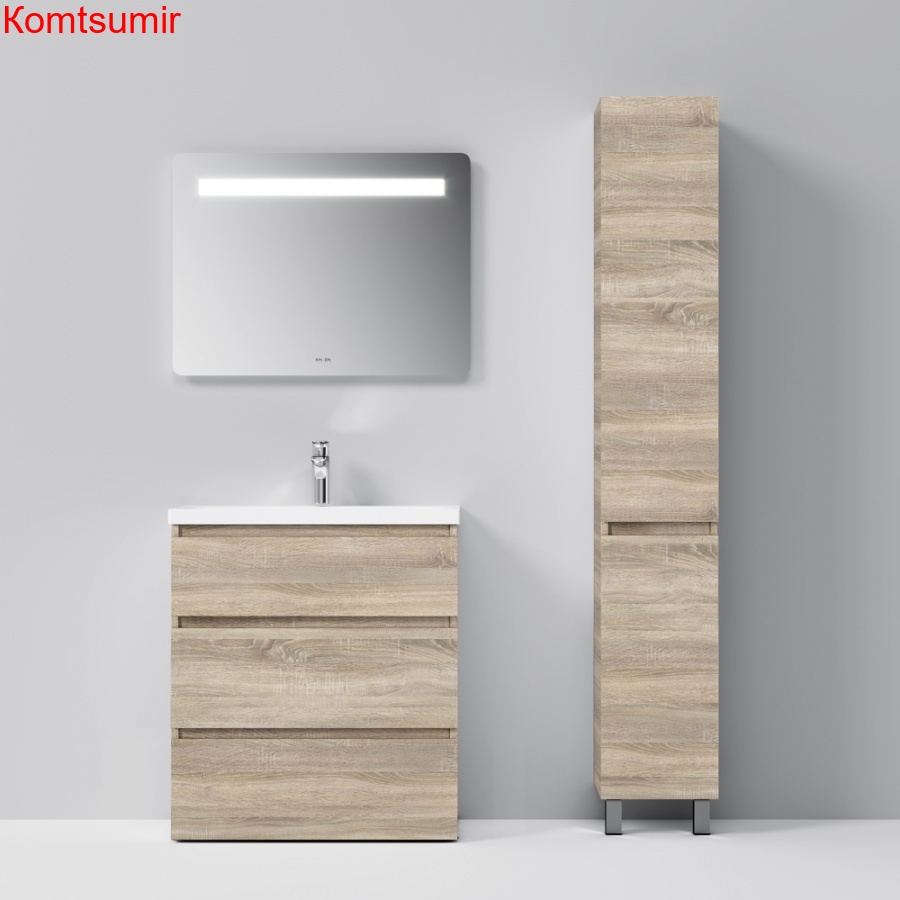 M91CSR0306OF GEM S, шкаф-колонна, напольный, правый, 30 см, светлый дуб