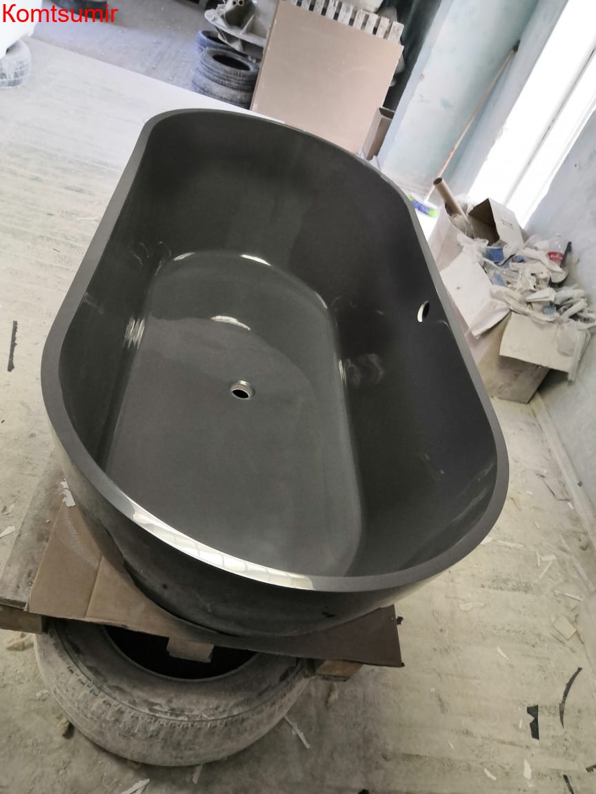 Ванна CASTONE Эдем 169,5х79,5 Черный глянец.