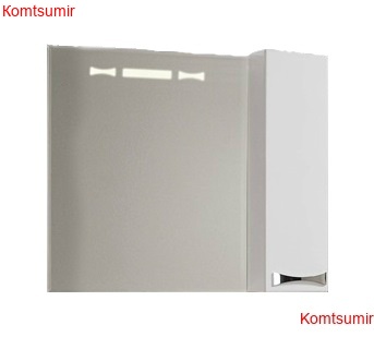 Зеркало-шкаф AQUATON Диор 80 правое, белое (1A168002DR01R) Зеркало-шкаф AQUATON Диор 80 правое, белое (1A168002DR01R)