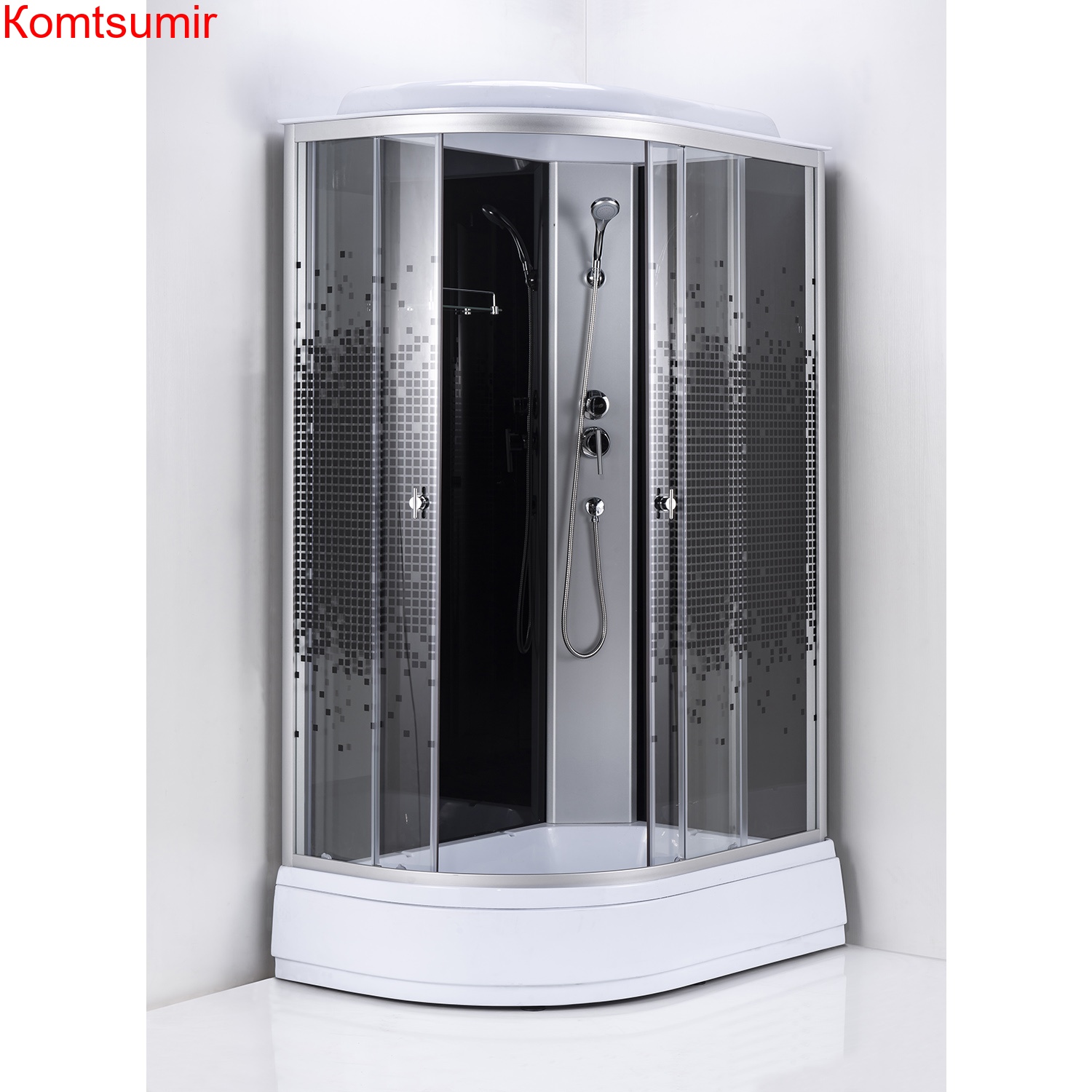 Душевая кабина Loranto 120x80x215 правая, поддон 25 см, 4 мм прозрачное стекло с рисунком "мозайка" (CS-1200-25ТМ/М R) Душевая кабина Loranto 120x80x215 правая, поддон 25 см, 4 мм прозрачное стекло с рисунком "мозайка" (CS-1200-25ТМ/М R)