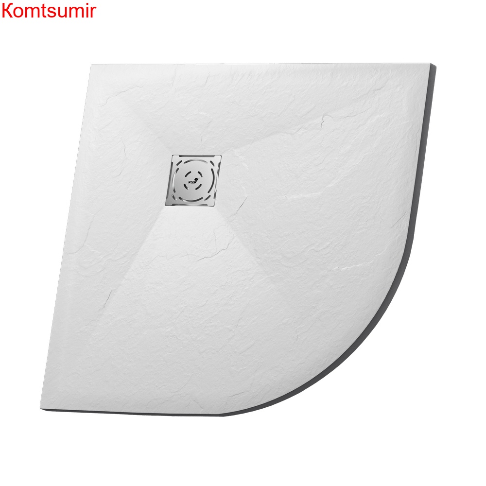 Душевой поддон полукруглый RGW ST/R-W Белый 900x900 Душевой поддон полукруглый RGW ST/R-W Белый 900x900