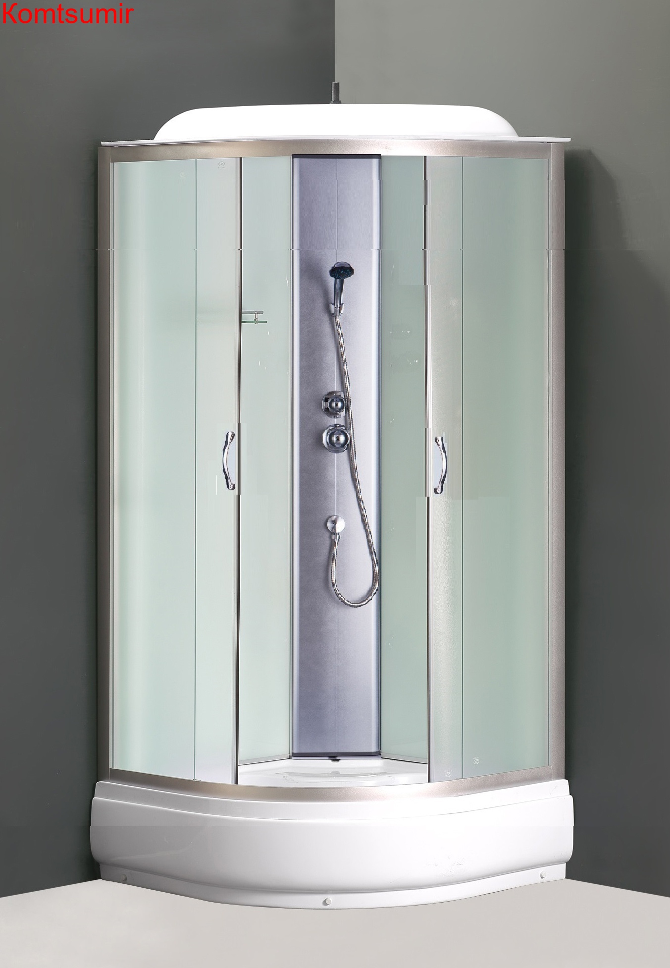 Душевая кабина LORANTO CS-6680-25 F 80х80х215 матовое стекло 4мм, поддон 25 см Душевая кабина LORANTO CS-6680-25 F 80х80х215 матовое стекло 4мм, поддон 25 см