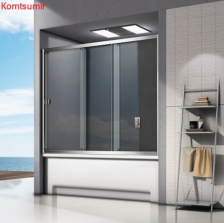 Шторка SCREEN WTW-170-C-CH стекло прозрачное, 4 мм GOOD DOOR ПД00095 Шторка SCREEN WTW-170-C-CH стекло прозрачное, 4 мм GOOD DOOR ПД00095