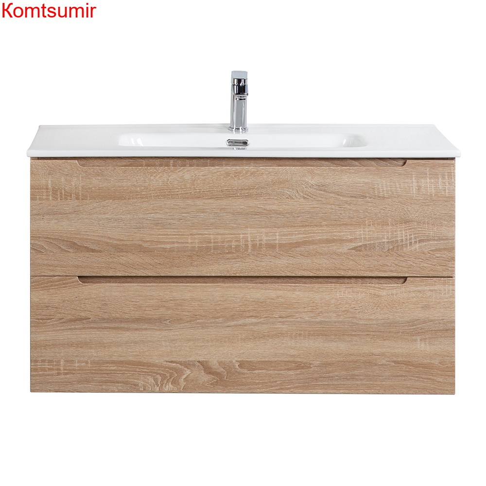 База под раковину подвесная BelBagno ETNA-1000-2C-SO-WO-P Rovere Bianco