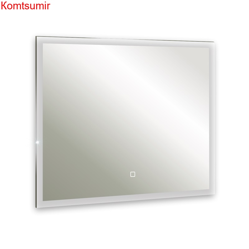 Зеркало AZARIO Гуверт-4 1000*800, сенсорный выключатель, часы