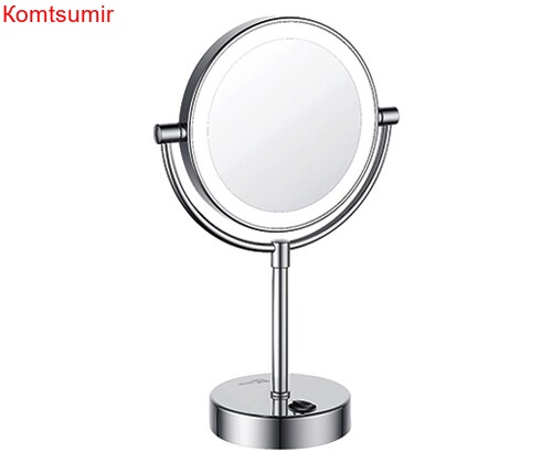 WasserKRAFT K-1005 Зеркало с LED-подсветкой двухстороннее, стандартное и с 3-х кратным увеличением