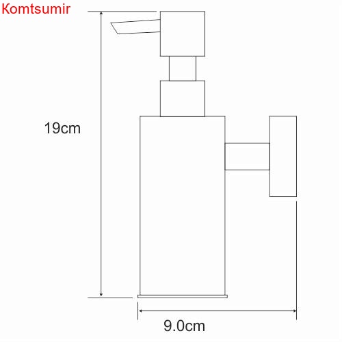 WasserKRAFT K-1399 Дозатор для жидкого мыла, антивандальный