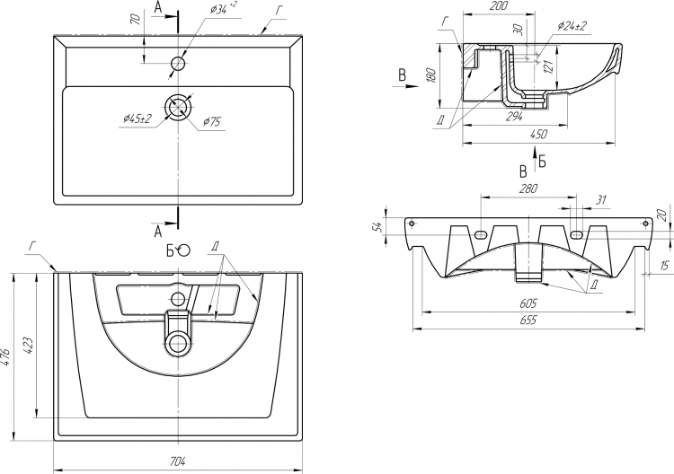 Мебельная раковина Iddis 0047000i28
