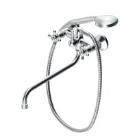 Dorff D6095000 Vintage двухзахватный смеситель для ванны и душа с универсальным изливом и душевым набором