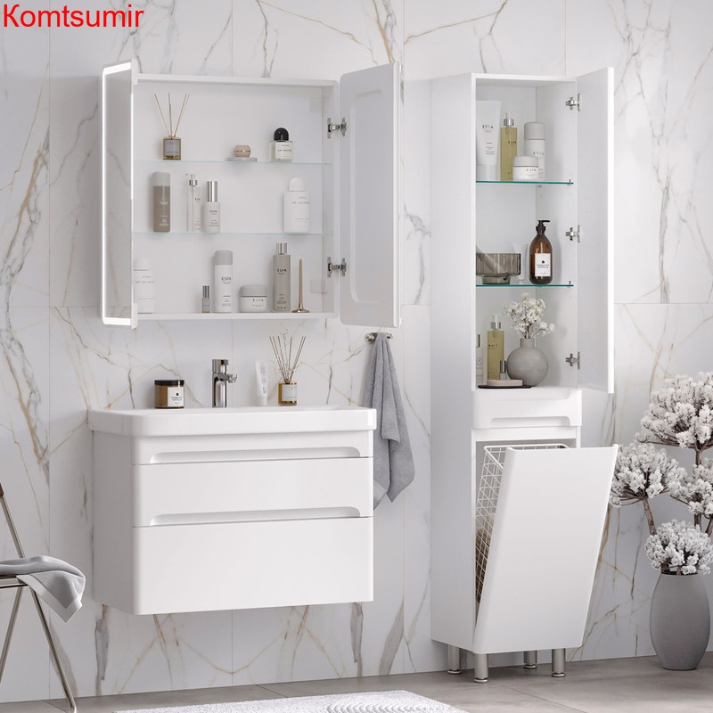 Пенал напольный с корзиной Nice 40