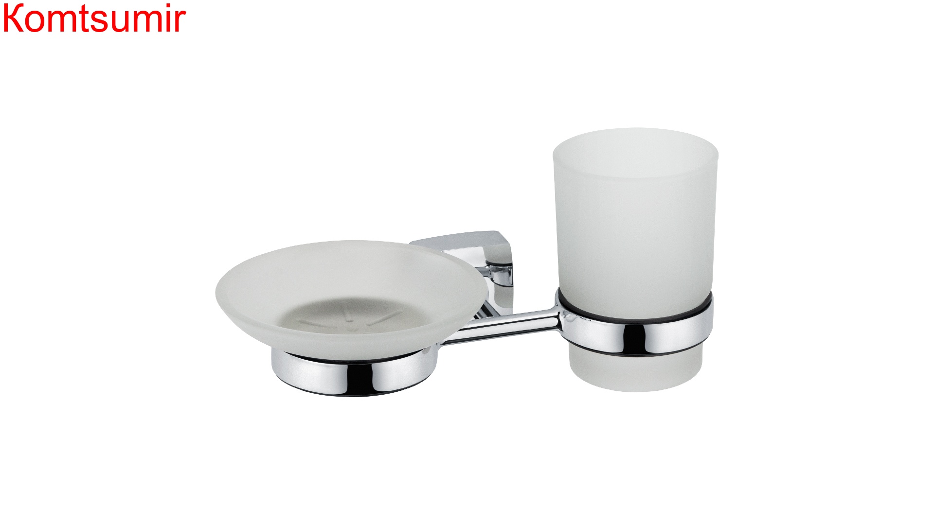 Мыльница+подстаканник Fixsen Kvadro FX-61306+08