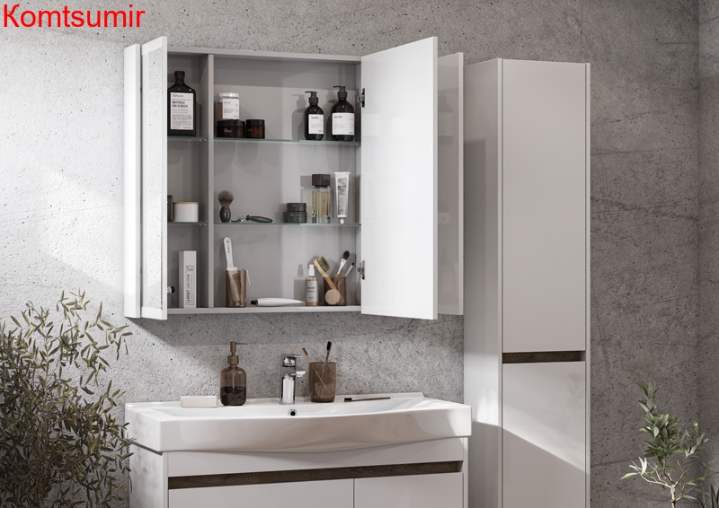 Зеркало-шкаф AQUATON Нортон 100 белое (1A249302NT010)