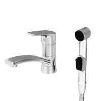 Damixa 770230001 Jupiter, смеситель с поворотным изливом и гиг. душем, хром