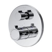 AM.PM F85A95600 X-Joy Смеситель встроенный с ТМС на 3 потребителя, хром