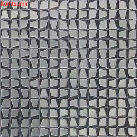 Мозаика Caramelle Mosaic Titanio trapezio 20x20x6 Мозаика Caramelle Mosaic Titanio trapezio 20x20x6