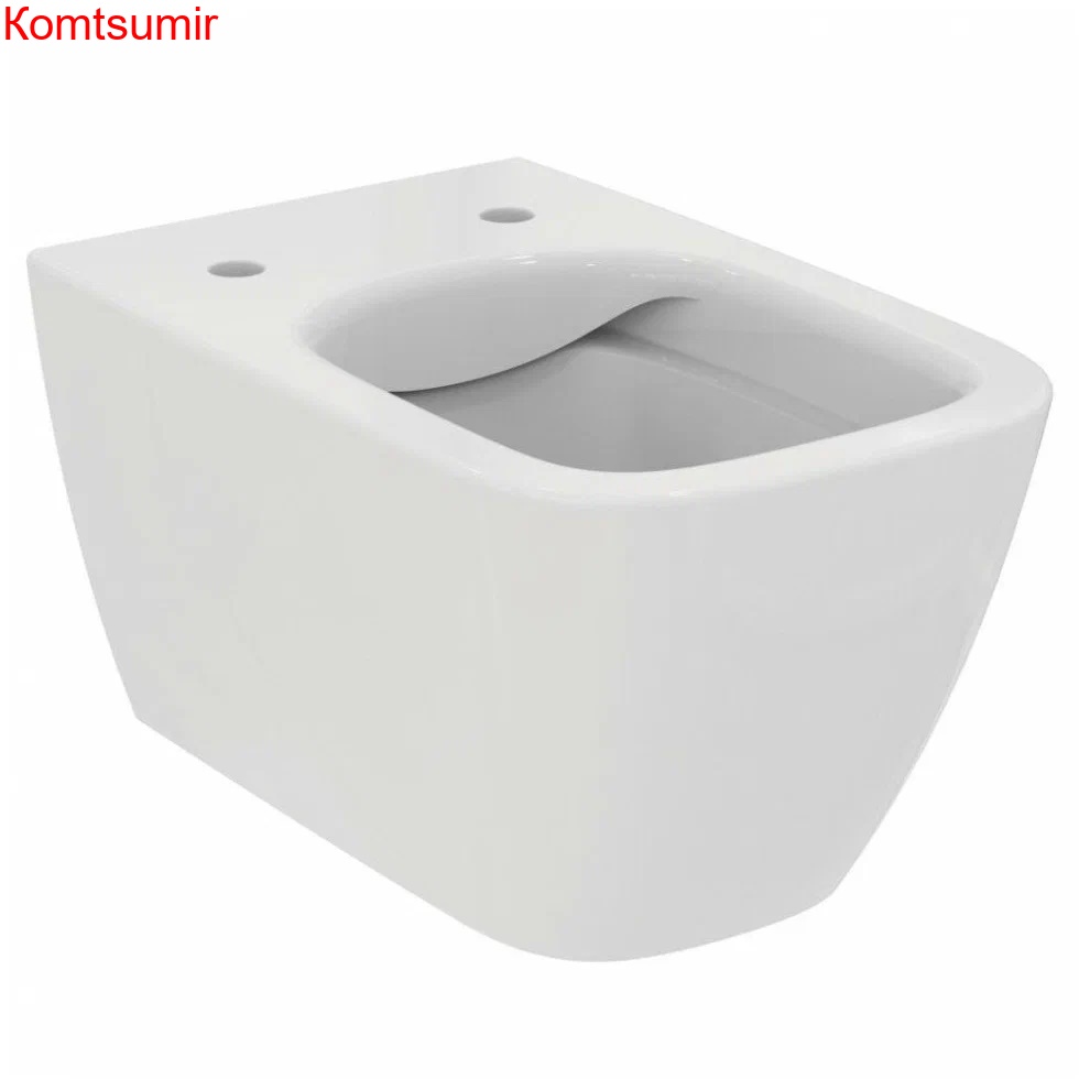 Унитаз подвесной Ideal Standard i.life S безободковый, технология RimLS+, глубокий смыв. Короткая проекция - 48 см (T459201)